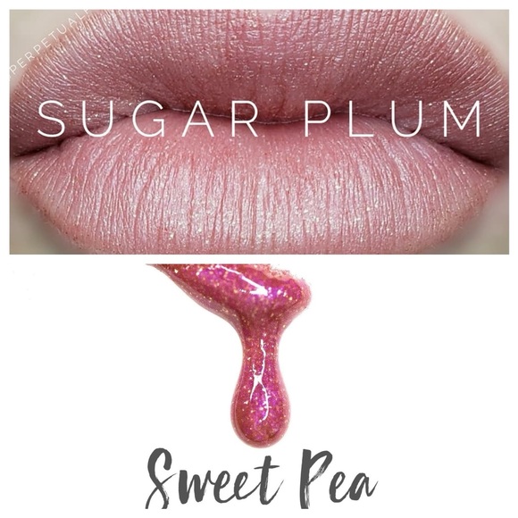 Duo- 1 Sugar Plum LipSense-1 Sweet Pea Gloss- full sized, sealed. - Picture 10 of 10